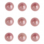 Perle de pluie autocollante Ø5mm Rose 80 pièc.