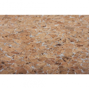 63031606 - 4006166412400 - Rayher - Tissu de liège texturé argenté 45x30cm - 2