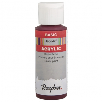 38046297 - 4006166527722 - DecoArt - Peinture acrylique Rouge Bourgogne 59 ml - 2