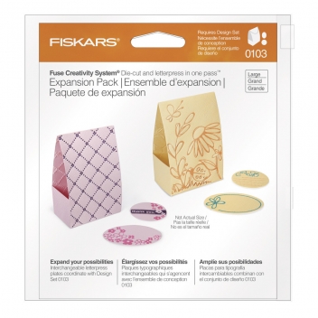 57952000 - 3359900001059 - Fiskars - Set de plaques suppl. Grand Format Favor Wrap x2