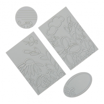 57952000 - 3359900001059 - Fiskars - Set de plaques suppl. Grand Format Favor Wrap x2 - 2