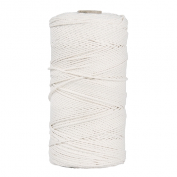 4400202 - 4006166050282 - Rayher - Fil de coton blanc Ø 2mm Bobine 260m - 5