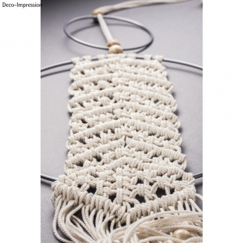 4400202 - 4006166050282 - Rayher - Fil de coton blanc Ø 2mm Bobine 260m - 2