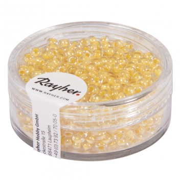 14312154 - 4006166277368 - Rayher - Perle Rocaille arktis lustrée Vanille 2,6 mm 17 g - 2