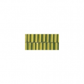 Perle Rocaille tube garniture argentée Vert clair 15 g