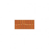 Perle Rocaille tube garniture argentée Orange 15 g