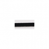 Cordon en daim (2,5 m) Noir