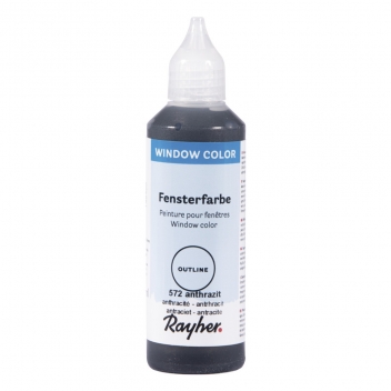 38710572 - 4006166632297 - Easy paint - Peinture sur fenêtre Contours Anthracite - 2