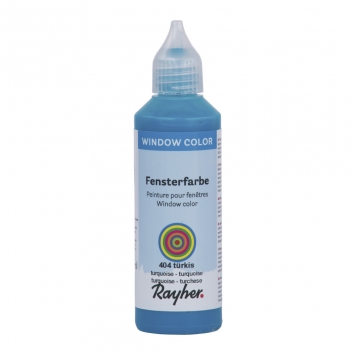 38700404 - 4006166632013 - Easy paint - Peinture sur fenêtre Turquoise - 2