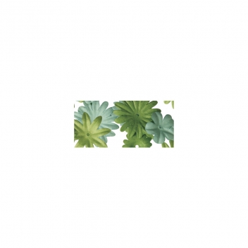 7895529 - 4006166262654 - Rayher - Fleurs en papier Vert moyen 1,5 à 2,5cm 36 pièc.