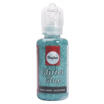 33840404 - 4006166129575 - Rayher - Colle pailletée métallique Turquoise 20 ml - 2