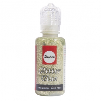 33840414 - 4006166129223 - Rayher - Colle pailletée métallique Vert tilleul 20 ml - 2