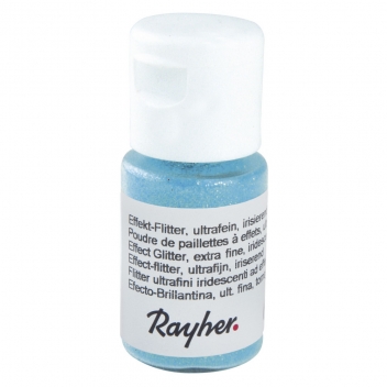 39421354 - 4006166183782 - Rayher - Poudre de paillettes irisée Bleu tendre Ultrafine 10 ml - 2