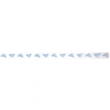 5180808 - 3700982201491 - Rayher - Ruban organdi Bleu clair Pas du bébé 10 mm Au mètre