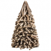 Sapin Arbre en bois noël 25x40 cm