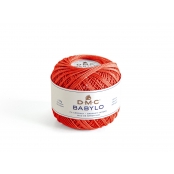 Fil à crocheter Babylo Gross. 10 - Col. 666 - Rouge