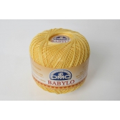 Fil à crocheter Babylo Gross. 10 - Col. 743 - Jaune de Naples