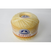 Fil à crocheter Babylo Gross. 10 - Col. 745 - Jaune Banane