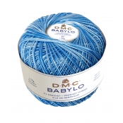 Fil à crocheter Babylo Gross. 10 - Col. 93 - Bleuet Ombre