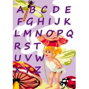 Canevas antique ABC Magique 32x50cm