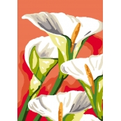 Canevas antique Arum 32x50 cm
