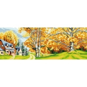 Canevas Antique Automne 30x65 cm