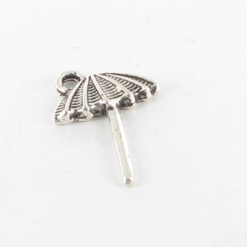 BM197A - 3660246032073 - MegaCrea - Breloque métal Ombrelle Argenté