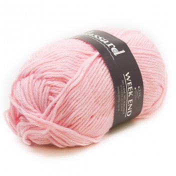 WEEK-END-3120 - 3660779380474 - Plassard - Laine à tricoter Week End 3120 Rose 50% Laine