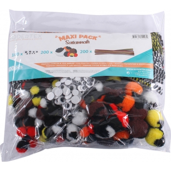 L606906 - 3701385302280 - Sodertex - Pack éco Savanes pompons MAXI LOT - 5