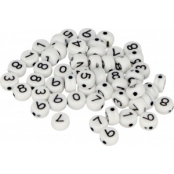 Perles Alphabet en Plastique 7 mm 300 pièces
