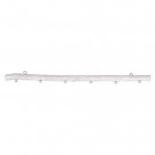 Branche blanche en bois à suspendre avec oeillets 40cm blanc