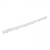 Branche blanche en bois à suspendre avec oeillets 40cm blanc