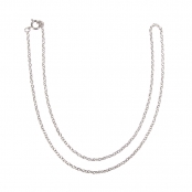 Chaîne à maillons Argent 45cm 2x3mm