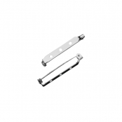 Broche platine épingle Argenté 25 mm 6 pièces
