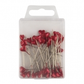 Épingle déco Coeur Rouge 5,5 cm 50 pièces