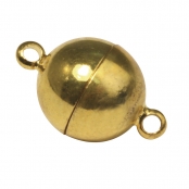 Fermoir magnétique extra fort 12mm Plaqué or