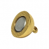 Fermoir magnétique extra fort 12mm Plaqué or