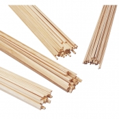 Baguette en bois 1x2cm Longueur 1 m