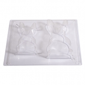 Moule thermoformé Famille de lapins
