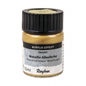 Peinture métallique Doré brillant 15 ml