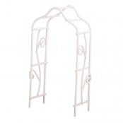 Mini Pergola Blanc 5x10x2,5 cm