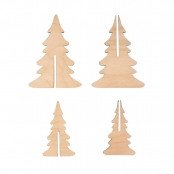 Sapins en bois 2 pièces