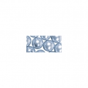 Perles en verre Renaissance nacré 4mm Bleu clair 85 pièces