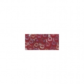 Perle rocaille 2 mm transparent lustré Rouge vin 17 g