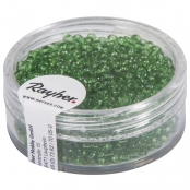 Perle rocaille 2 mm transparentes Vert 17 g
