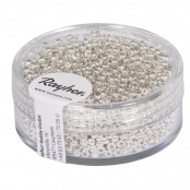 Perle rocaille 2 mm nacrée Argenté 17 g