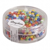 Perle rocaille 2,6 mm opaque lustré Assortiment 17 g