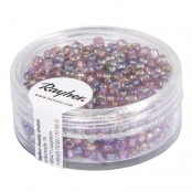 Perle rocaille 2,6mm transparent lustré Lilas 17 g