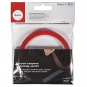 Ruban adhésif double face extra fort 9mm Transparent 10m