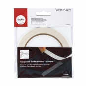 Ruban adhésif double-face 3mm Hautement transparent 20m